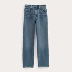 NWT Everlane Women's Way-High® Jean 2.0 in Washed Indigo, Size 31